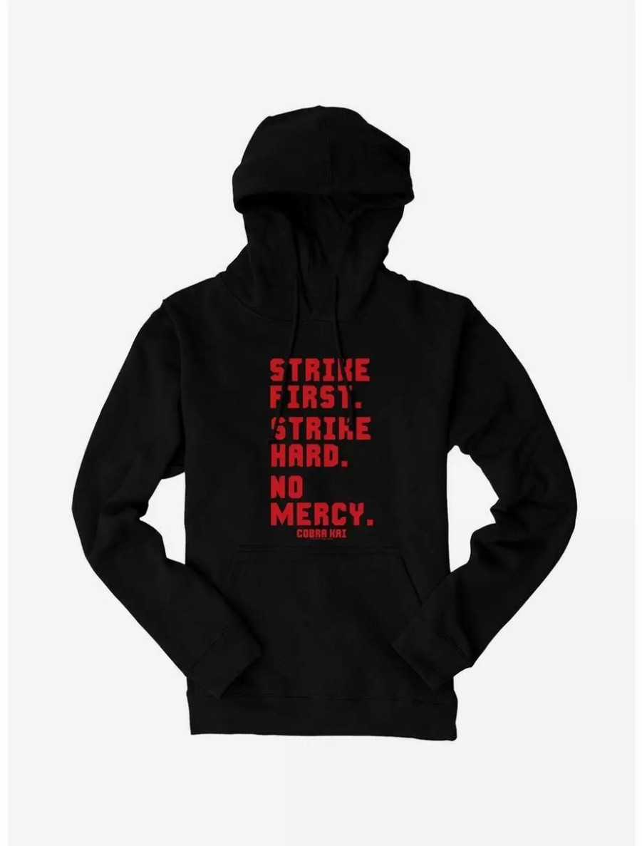 Hoodies * | Boxlunch Cobra Kai Strike First Hoodie