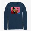 Long Sleeves * | Boxlunch The Simpsons Family Couch Treehouse Of Horror Long-Sleeve T-Shirt