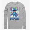 Long Sleeves * | Boxlunch Disney Lilo & Stitch Character Shirt With Pattern Long-Sleeve T-Shirt