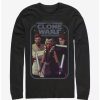 Long Sleeves * | Boxlunch Star Wars: The Clone Wars Ahsoka Hero Group Shot Long-Sleeve T-Shirt