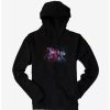 Hoodies * | Boxlunch Transformers Optimus Prime Vs Megatron Grid Hoodie