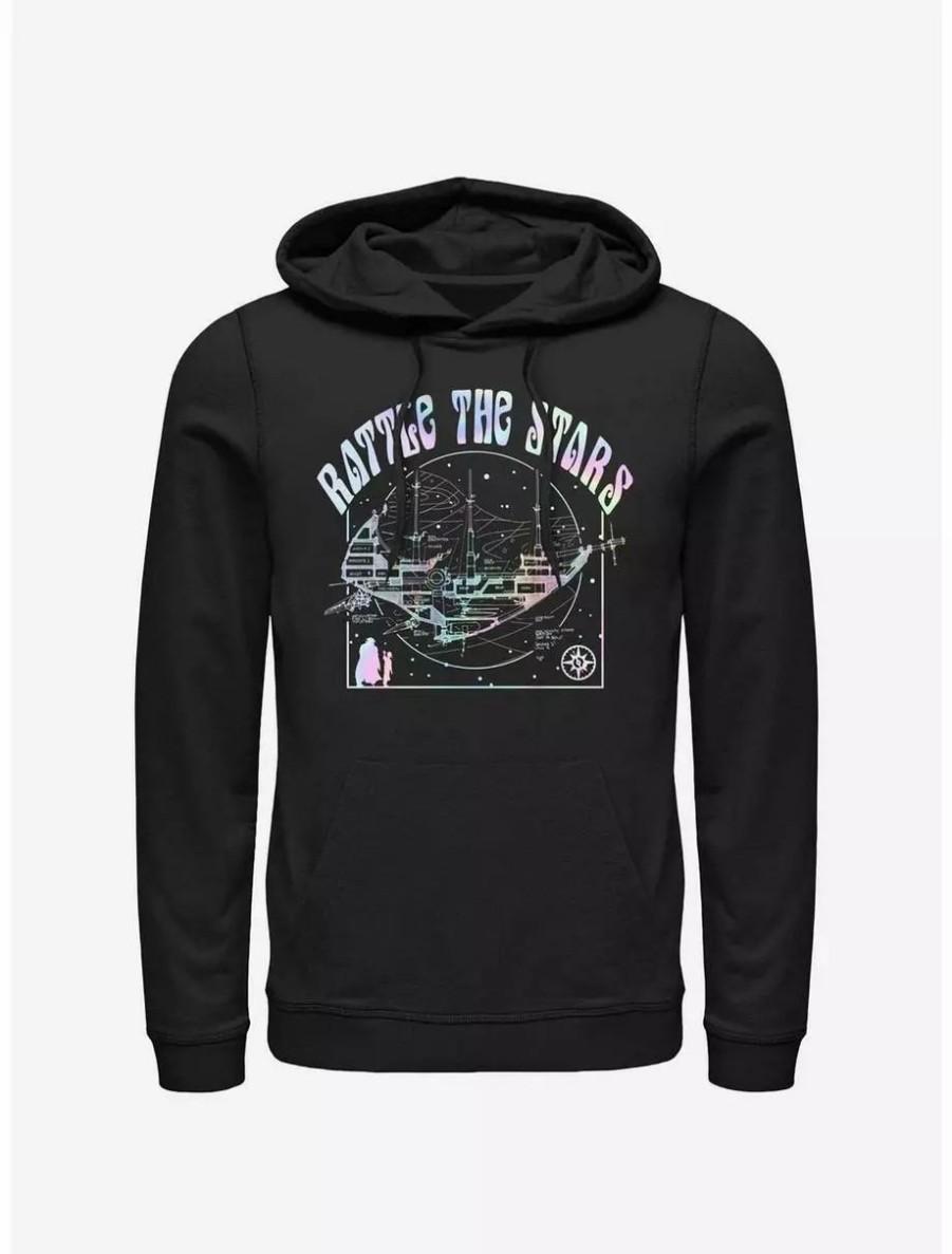 Hoodies * | Boxlunch Disney Treasure Planet Rattle The Stars Argentum Ship Schematics Hoodie