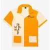 Button-Up Tops * | Disney Winnie The Pooh Tigger Color Blocked Terry Cloth Button-Up Boxlunch Exclusive