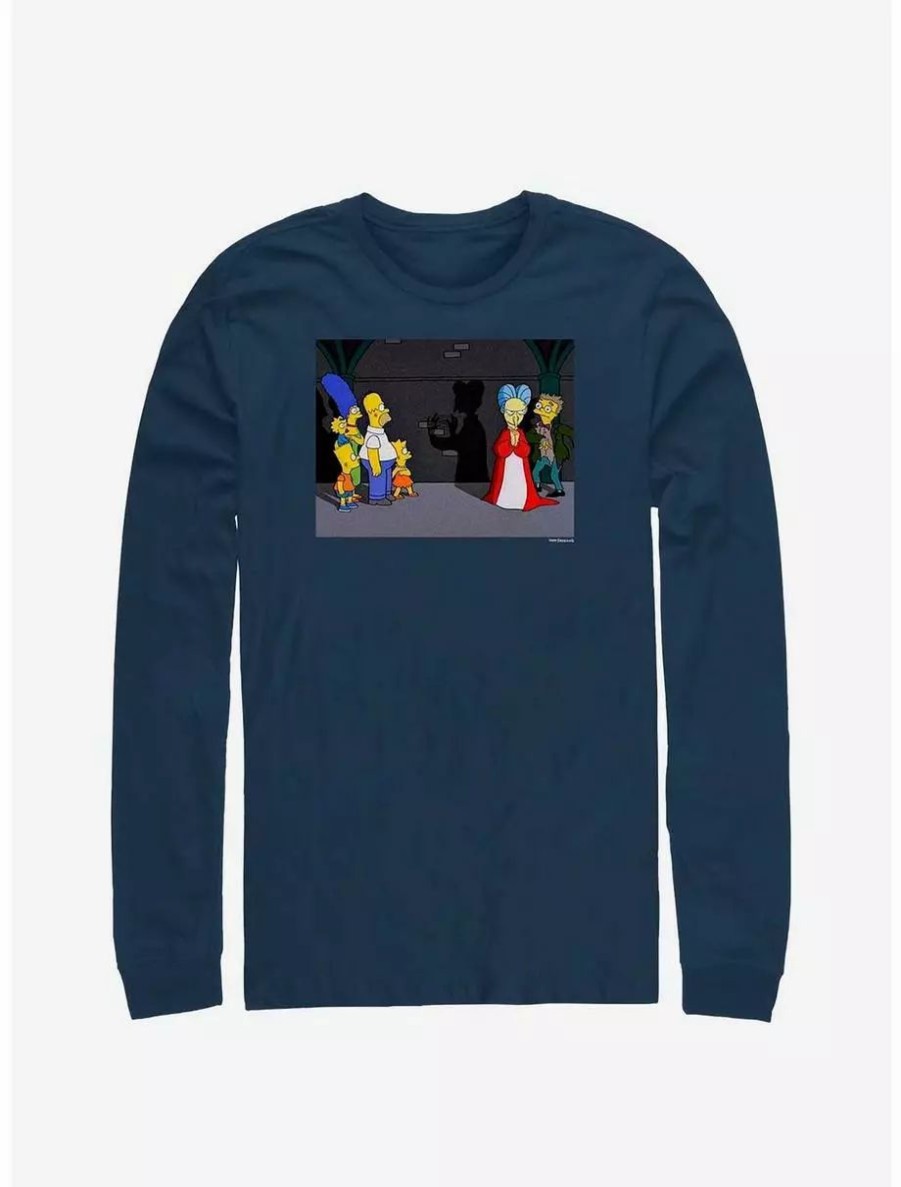 Long Sleeves * | Boxlunch The Simpsons Shadow Mr. Burns Long-Sleeve T-Shirt