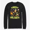 Long Sleeves * | Boxlunch Marvel Captain Marvel Halloween Long-Sleeve T-Shirt