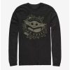 Long Sleeves * | Boxlunch Star Wars The Mandalorian The Child Banner Long-Sleeve T-Shirt