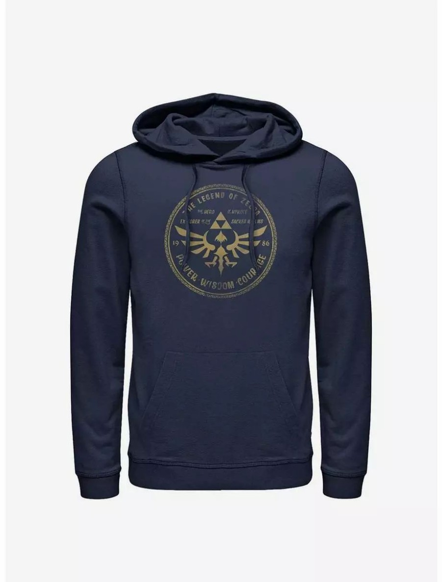 Hoodies * | Boxlunch The Legend Of Zelda Legendary Courage Hoodie