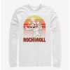 Long Sleeves * | Boxlunch Disney Lilo & Stitch Rock And Roll Stitch Long-Sleeve T-Shirt