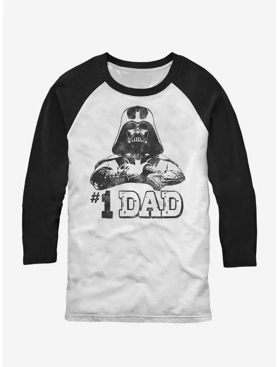 Long Sleeves * | Boxlunch Star Wars Number One Dad Raglan