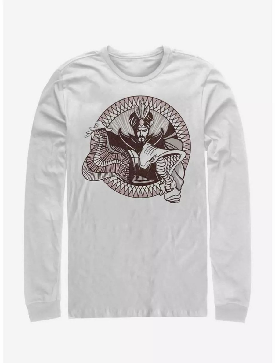 Long Sleeves * | Boxlunch Disney Aladdin 2019 Jafar Circle Long Sleeve T-Shirt