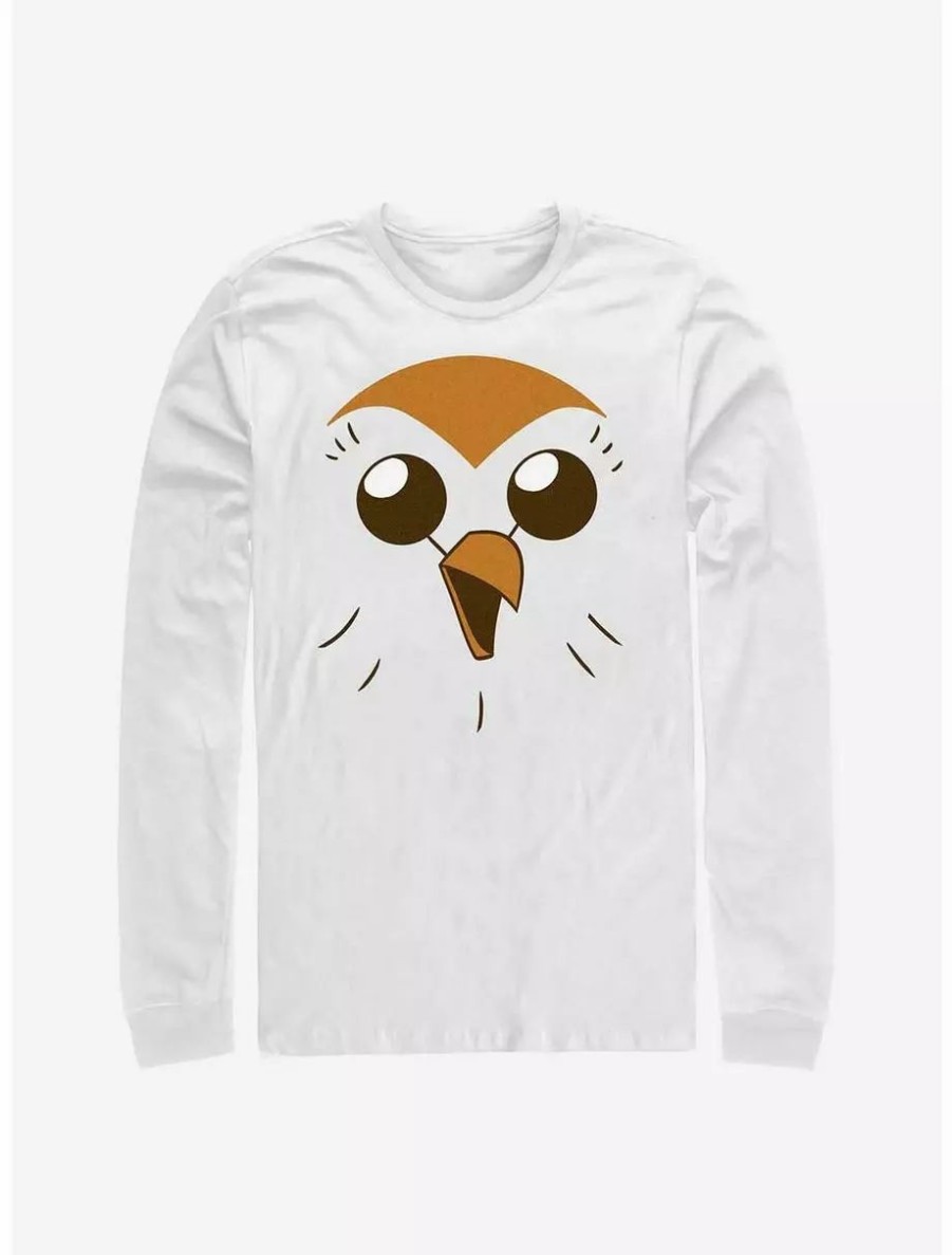 Long Sleeves * | Boxlunch Disney The Owl House Hooty Face Long-Sleeve T-Shirt