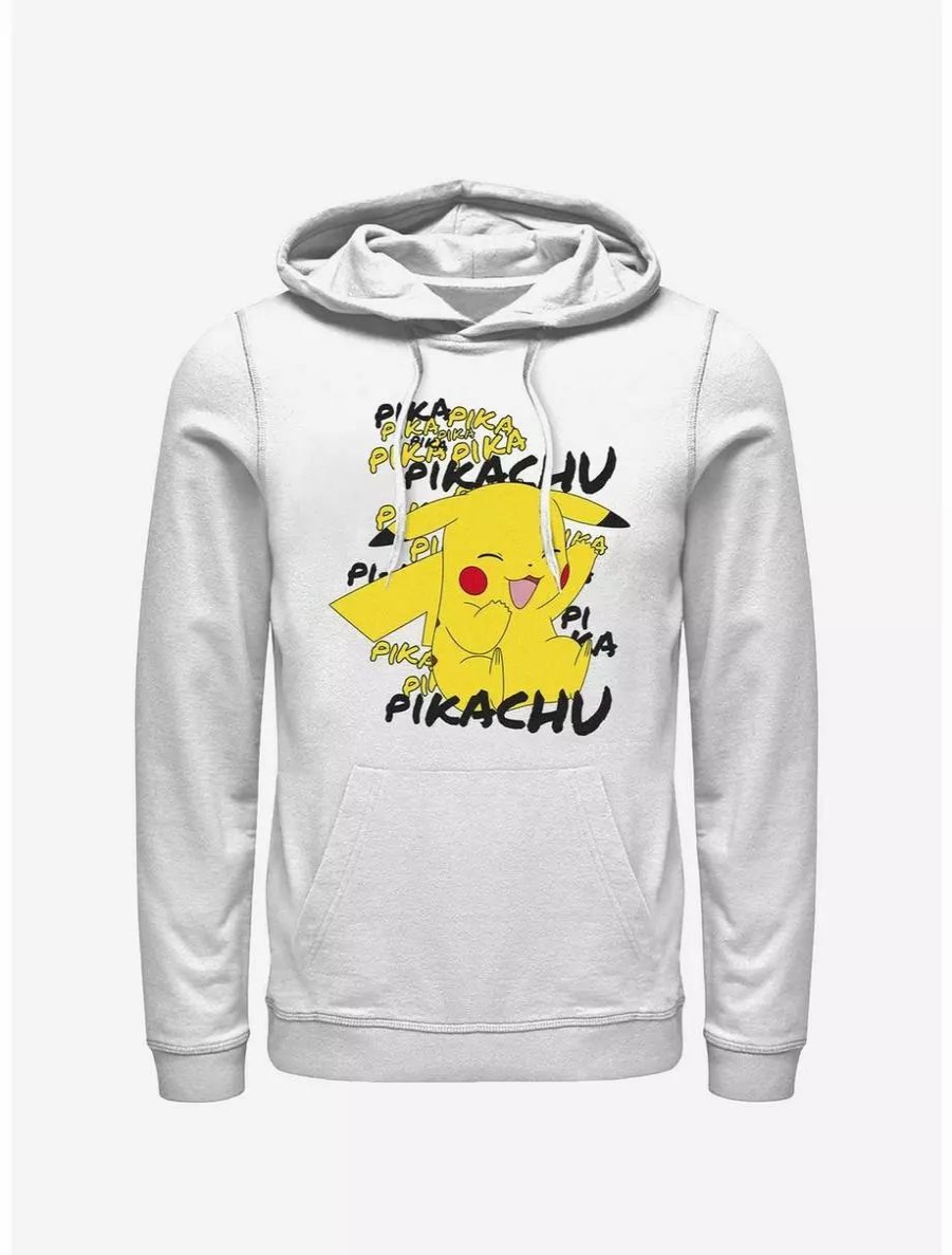 Hoodies * | Boxlunch Pokemon Pikachu Laughing Hoodie