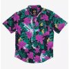 Button-Up Tops * | Boxlunch Rsvlts Jurassic Park Nobody Cares Kunuflex Short Sleeve Shirt