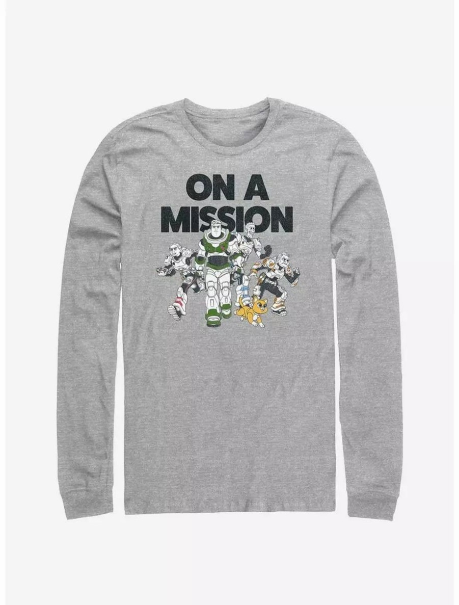 Long Sleeves * | Boxlunch Disney Pixar Lightyear Group Shot Long-Sleeve T-Shirt