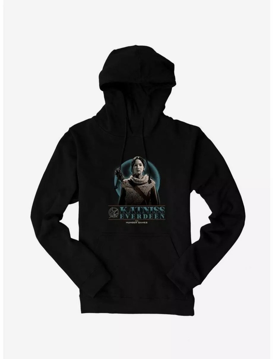 Hoodies * | Boxlunch Hunger Games Katniss Everdeen Pose Hoodie