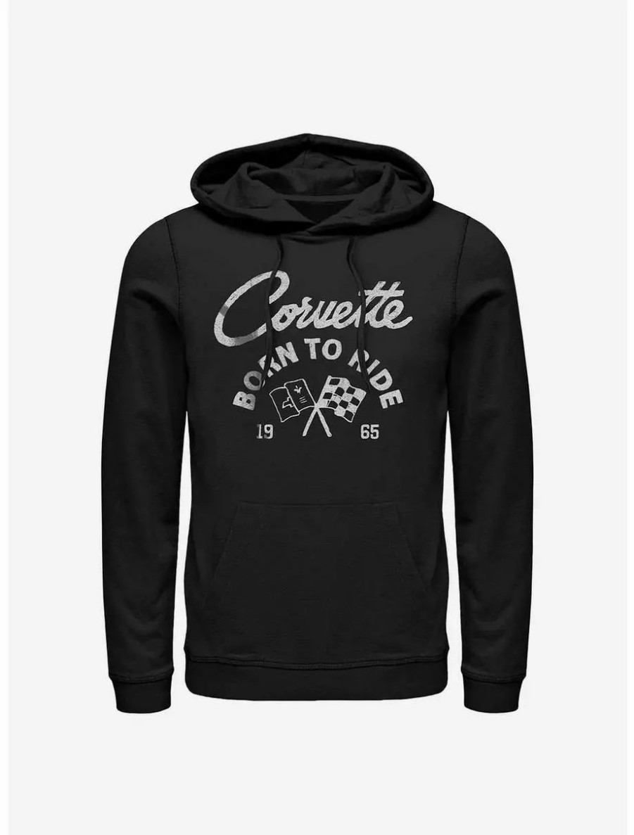 Hoodies * | Boxlunch General Motors Born To Ride Corvette Hoodie