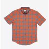 Button-Up Tops * | Boxlunch Rsvlts Marvel Spider-Man "Aplaidnaphobia" Kunuflex Short Sleeve Shirt