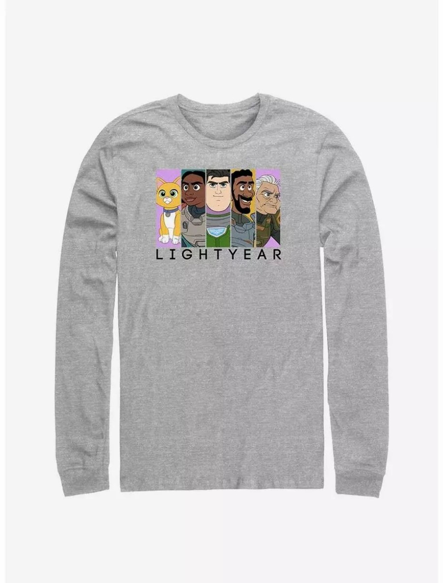 Long Sleeves * | Boxlunch Disney Pixar Lightyear Group Panels Long-Sleeve T-Shirt