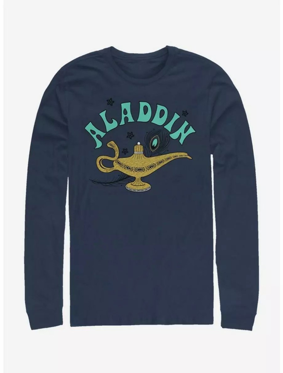 Long Sleeves * | Boxlunch Disney Aladdin 2019 Aladdin Lamp Long Sleeve T-Shirt