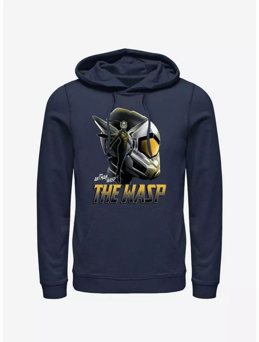 Hoodies * | Boxlunch Marvel Ant-Man And The Wasp: Quantumania The Wasp Silhouette Hoodie