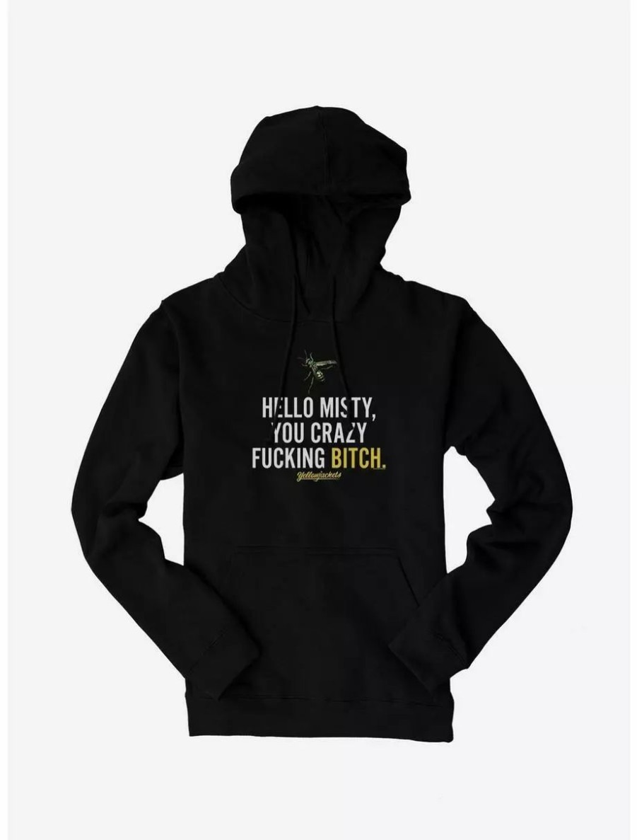 Hoodies * | Boxlunch Yellowjackets Hello Misty Quote Hoodie