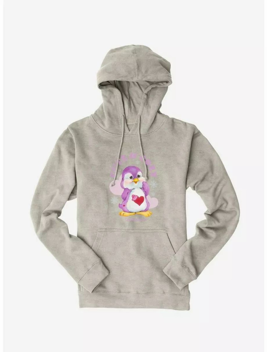 Hoodies * | Boxlunch Care Bear Cousins Cozy Heart Penguin Cute & Cozy Hoodie