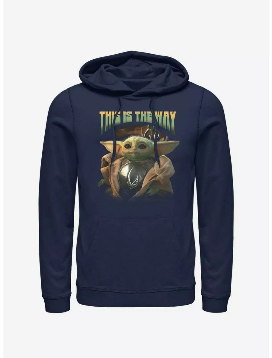 Hoodies * | Star Wars The Mandalorian Grogu Clan Of Two Hoodie Boxlunch Web Exclusive