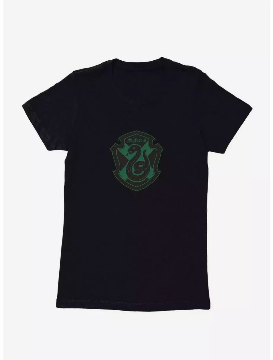 Graphic Tees * | Boxlunch Harry Potter Slytherin Shield X Womens T-Shirt