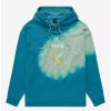 Hoodies * | Boxlunch Disney Peter Pan Tinker Bell Radial Dye Hoodie