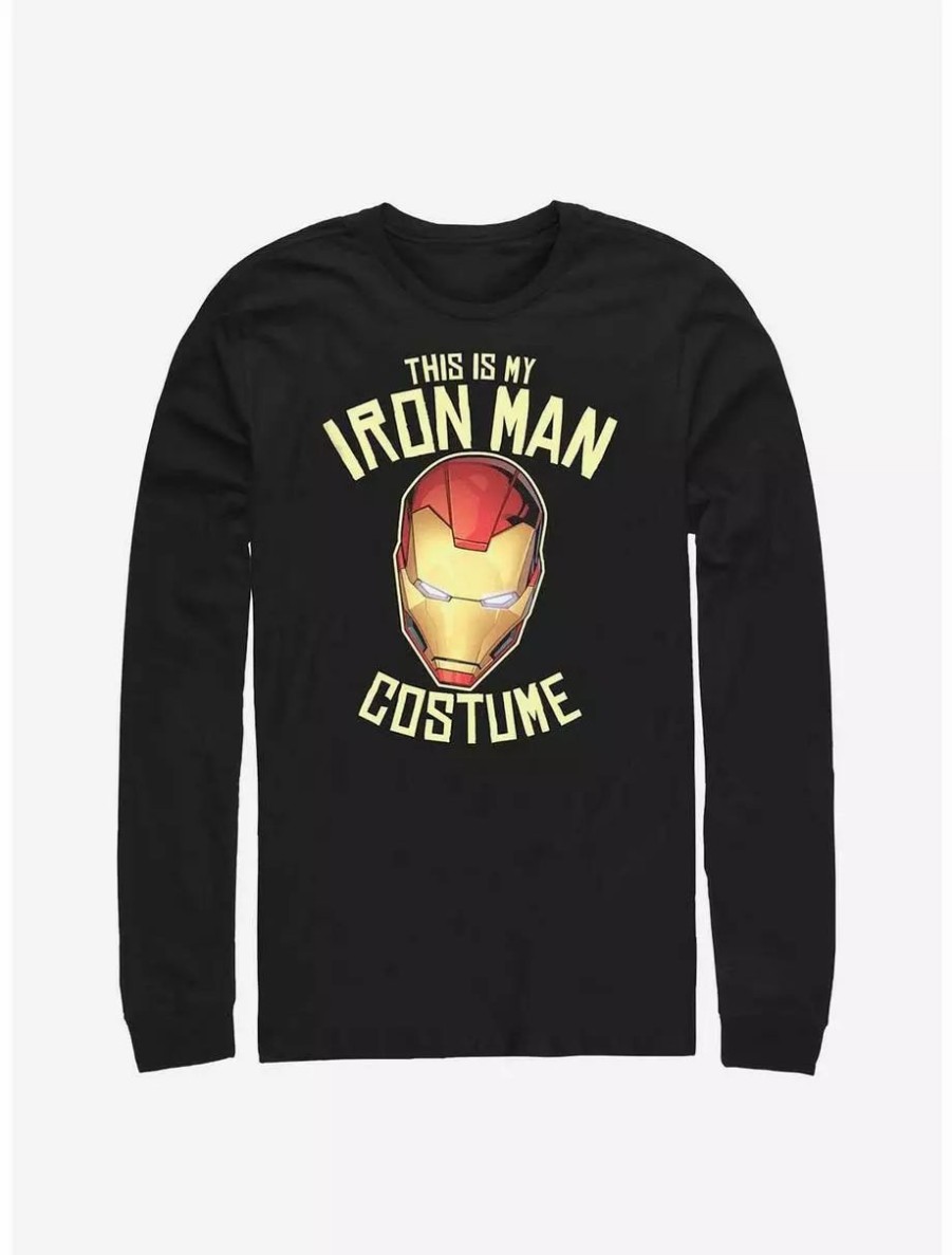 Long Sleeves * | Boxlunch Marvel Iron Man Costume Long-Sleeve T-Shirt