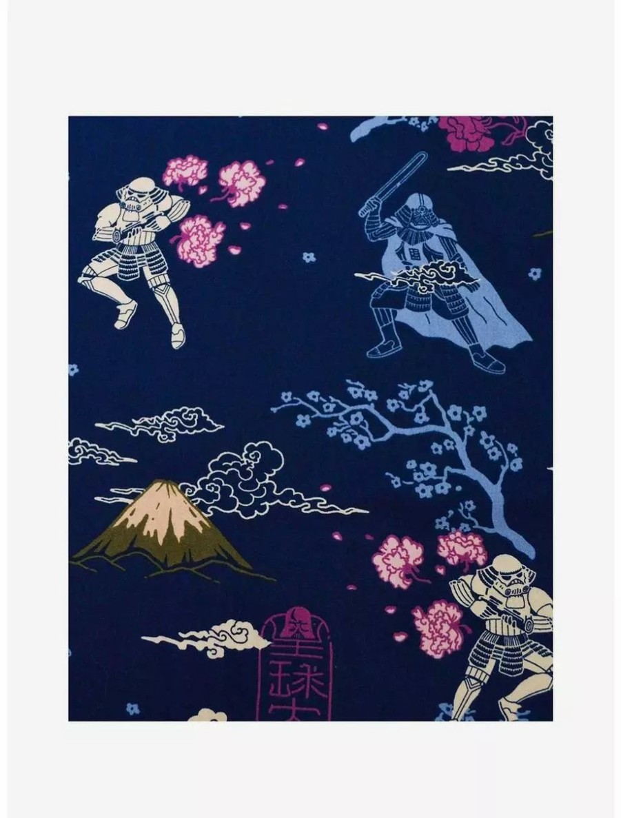 Button-Up Tops * | Boxlunch Star Wars Samurai Storm Trooper Woven Button-Up