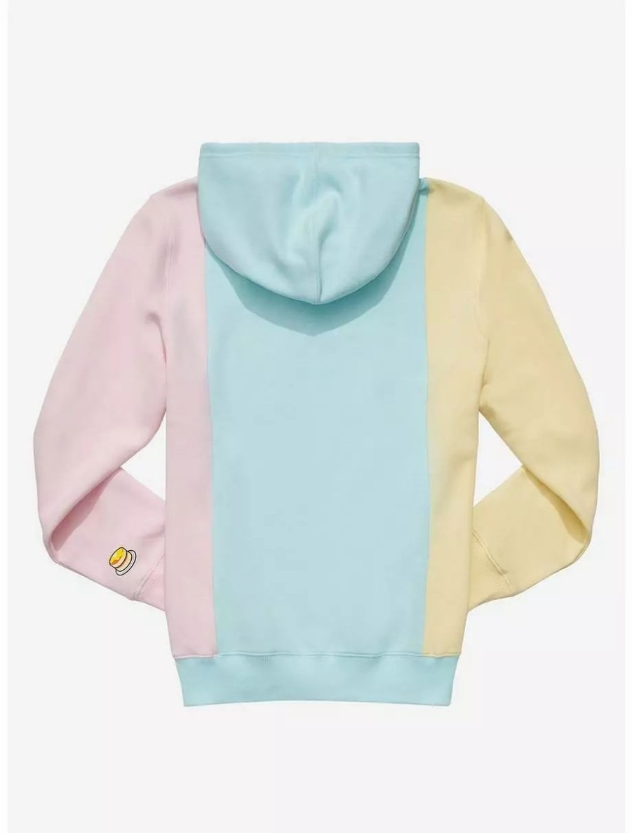 Hoodies * | Nintendo Kirby Chef Kirby Color Blocked Hoodie Boxlunch Exclusive