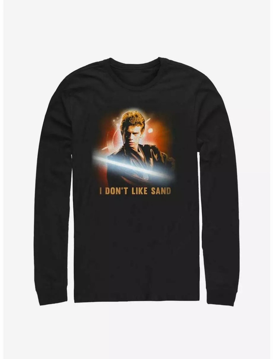 Long Sleeves * | Boxlunch Star Wars No Sand Burnt Long Sleeve T-Shirt