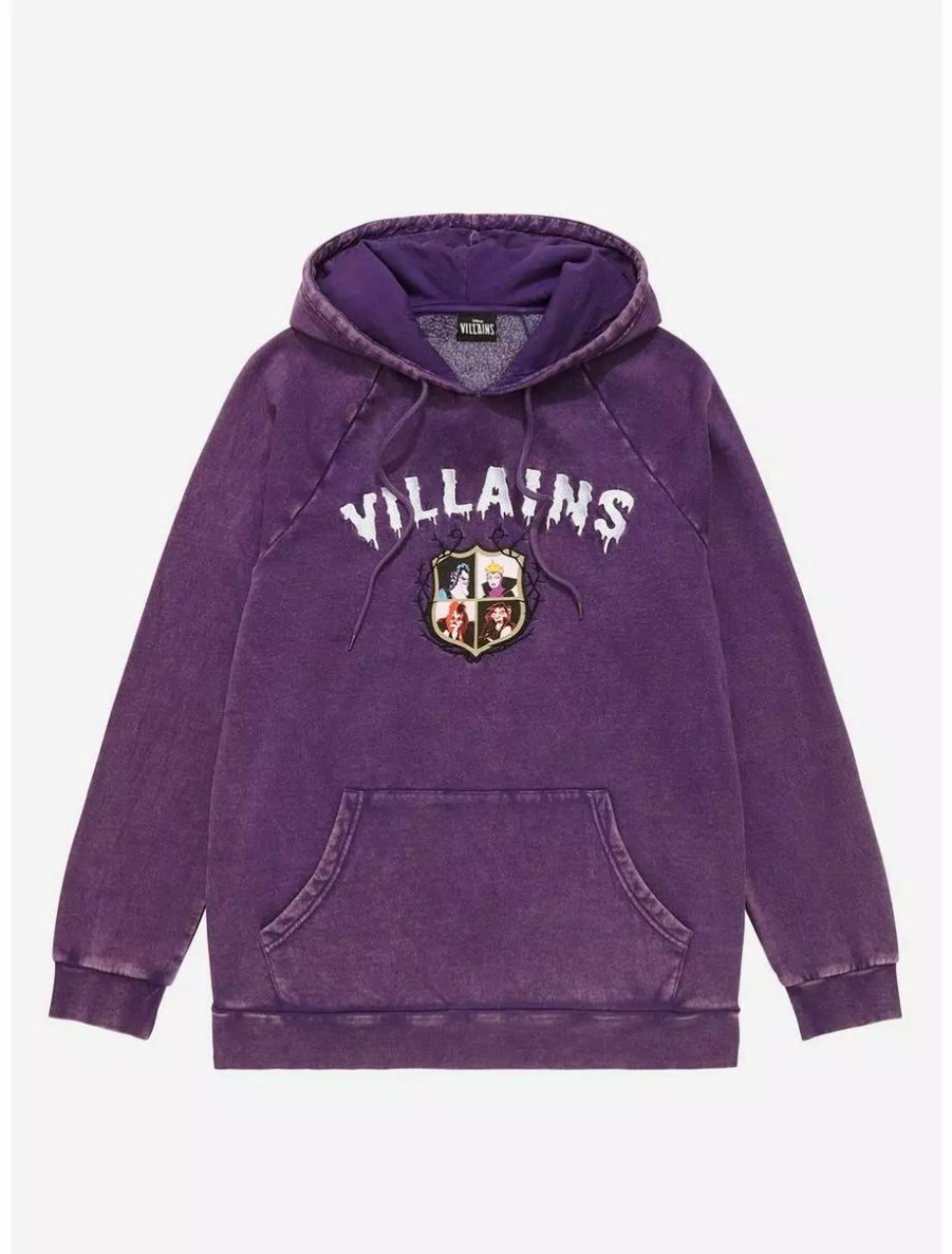 Hoodies * | Boxlunch Disney Villains Character Crest Hoodie