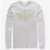 Long Sleeves * | Boxlunch Nintendo Triumphant Triforce Long-Sleeve T-Shirt