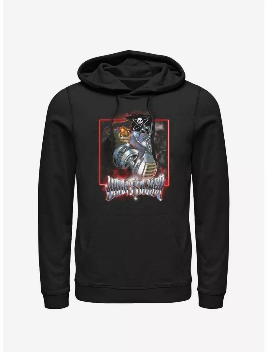 Hoodies * | Boxlunch Disney Treasure Planet Metal Pirate John Silver Hoodie