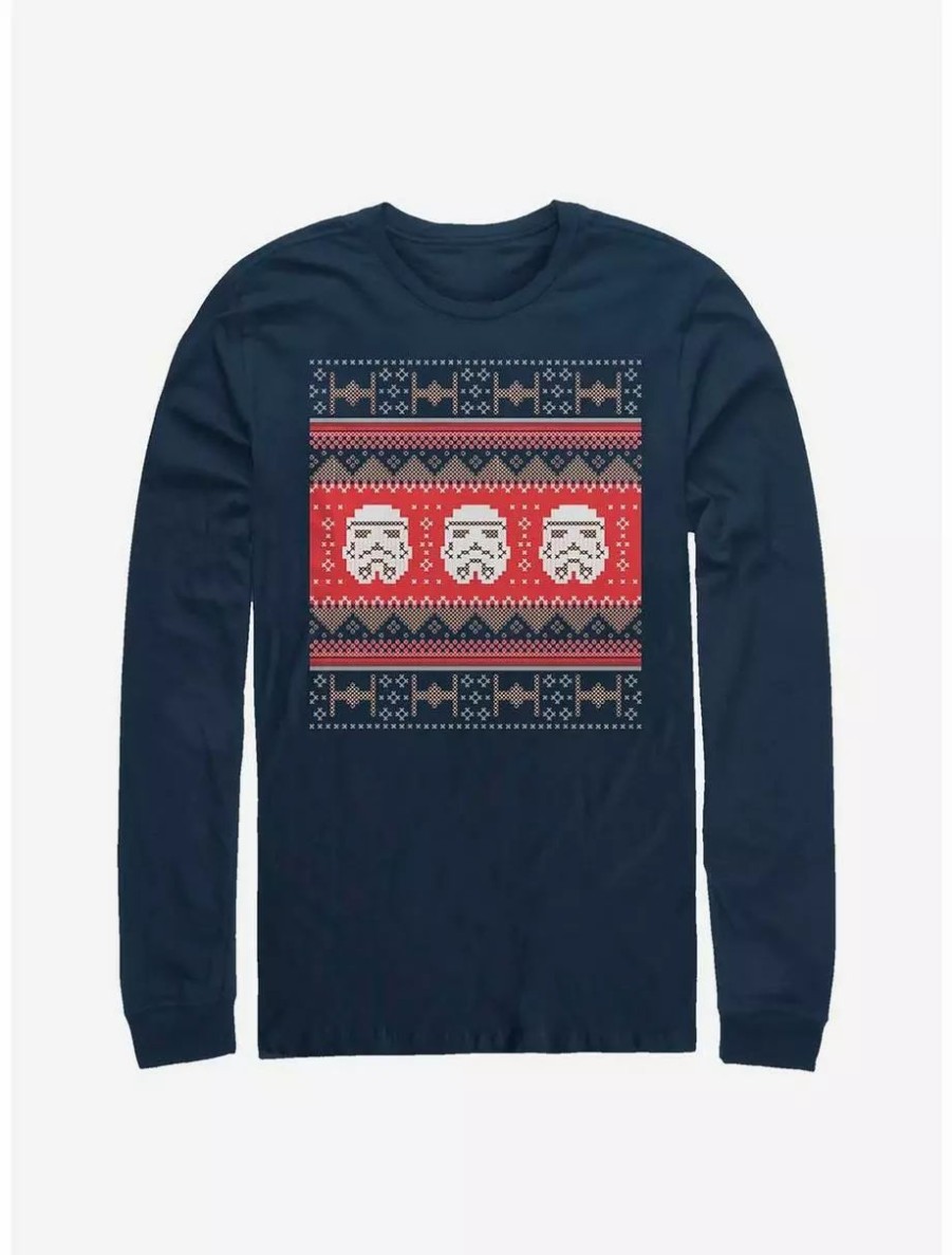 Long Sleeves * | Boxlunch Star Wars Trooper Stitches Long-Sleeve T-Shirt