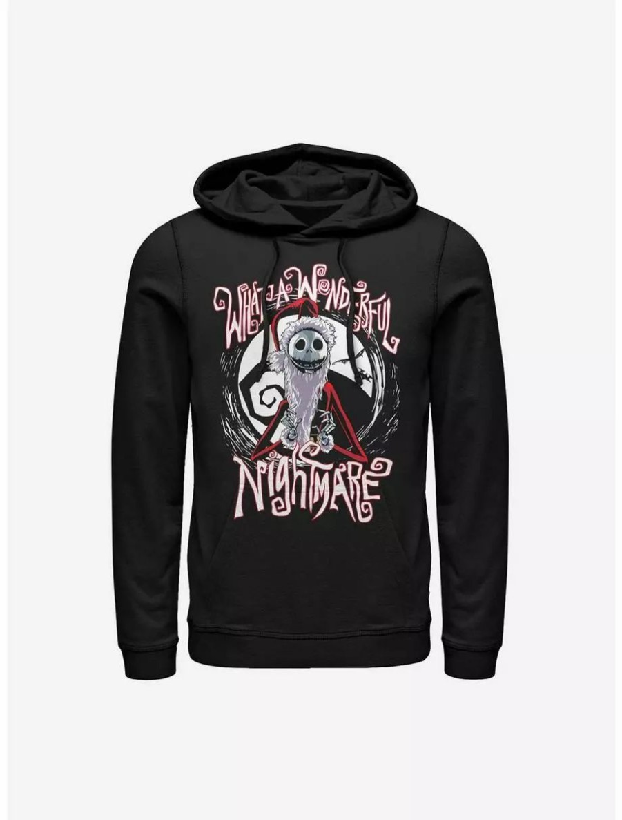 Hoodies * | Boxlunch Disney The Nightmare Before Christmas Santa Jack Hoodie