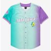 Button-Up Tops * | Disney The Little Mermaid Atlantica Baseball Jersey Boxlunch Exclusive