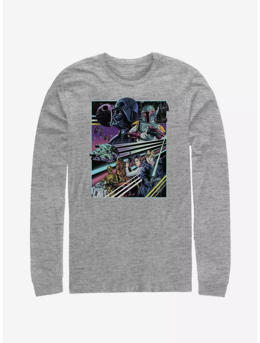 Long Sleeves * | Boxlunch Star Wars Rebellion Poster Long-Sleeve T-Shirt