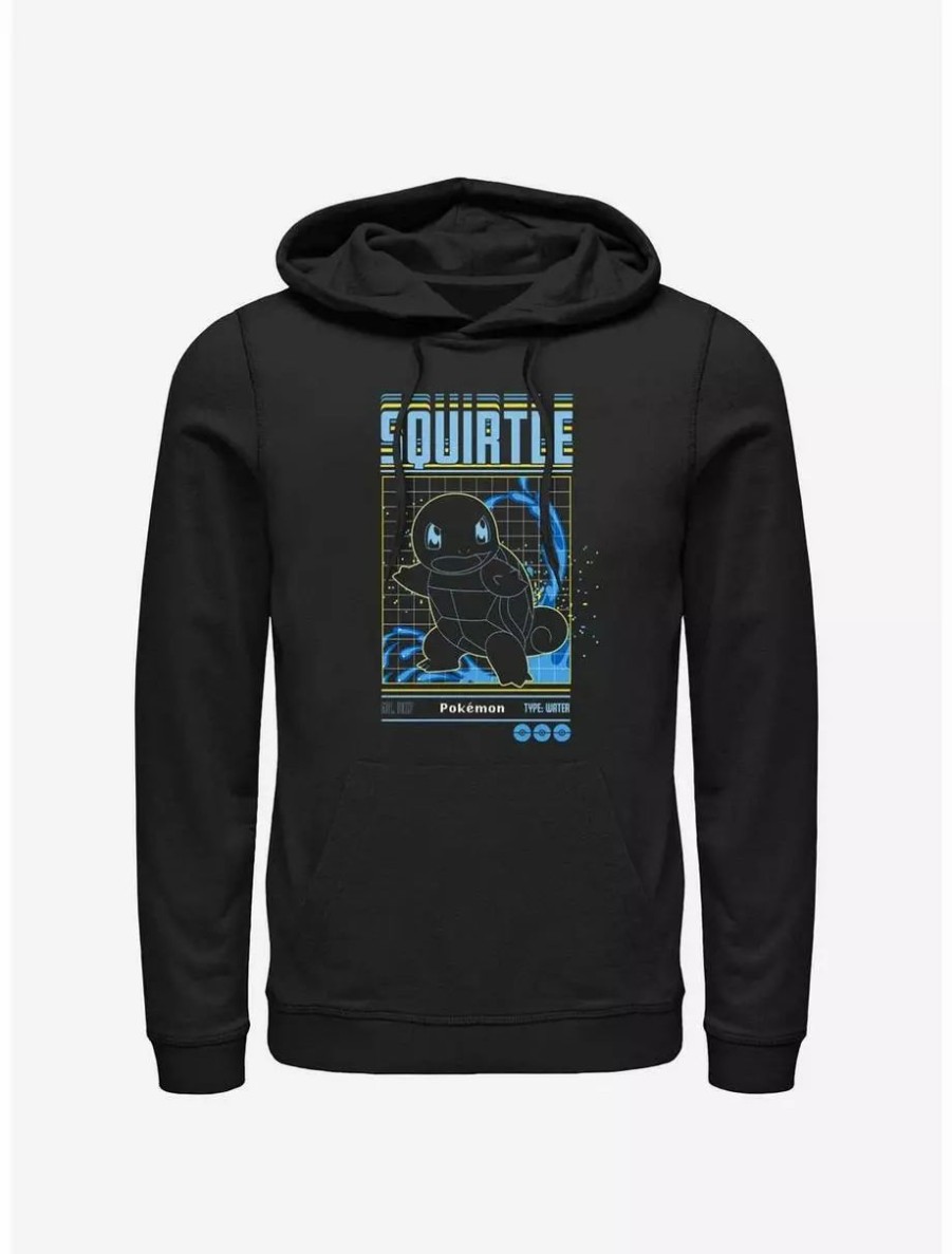 Hoodies * | Boxlunch Pokemon Squirtle Grid Hoodie