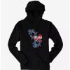 Hoodies * | Boxlunch Betty Boop Usa Blue Heart And Stars Hoodie