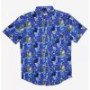 Button-Up Tops * | Boxlunch Rsvlts Star Wars "Luke Sleepwalker" Kunuflex Short Sleeve Shirt