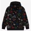 Hoodies * | Boxlunch Star Wars Doodle Icons Allover Print Hoodie