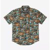 Button-Up Tops * | Boxlunch Rsvlts Star Wars The Mandalorian "Mandolicious" Kunuflex Short Sleeve Shirt