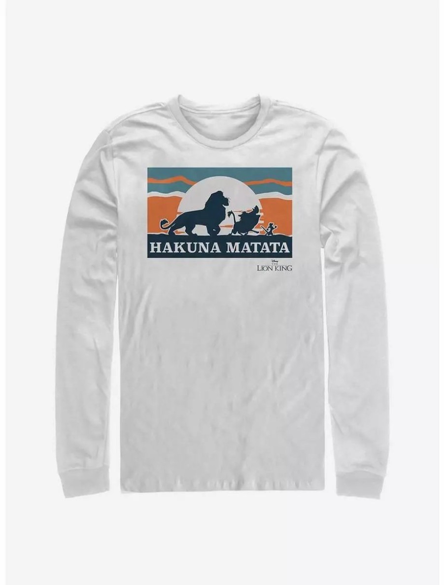 Long Sleeves * | Boxlunch Disney The Lion King Hakuna Matata Long-Sleeve T-Shirt