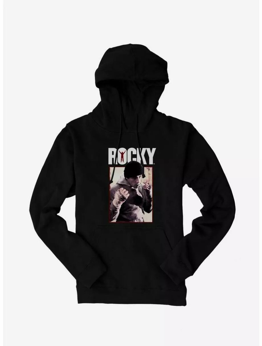 Hoodies * | Boxlunch Rocky Fighting Stance Hoodie