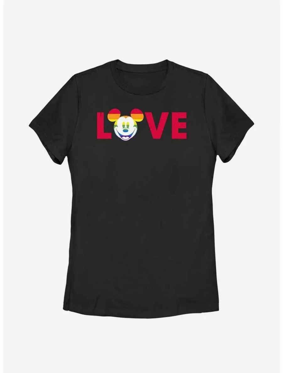 Graphic Tees * | Boxlunch Disney Mickey Mouse Pride Mickey Loves Pride T-Shirt