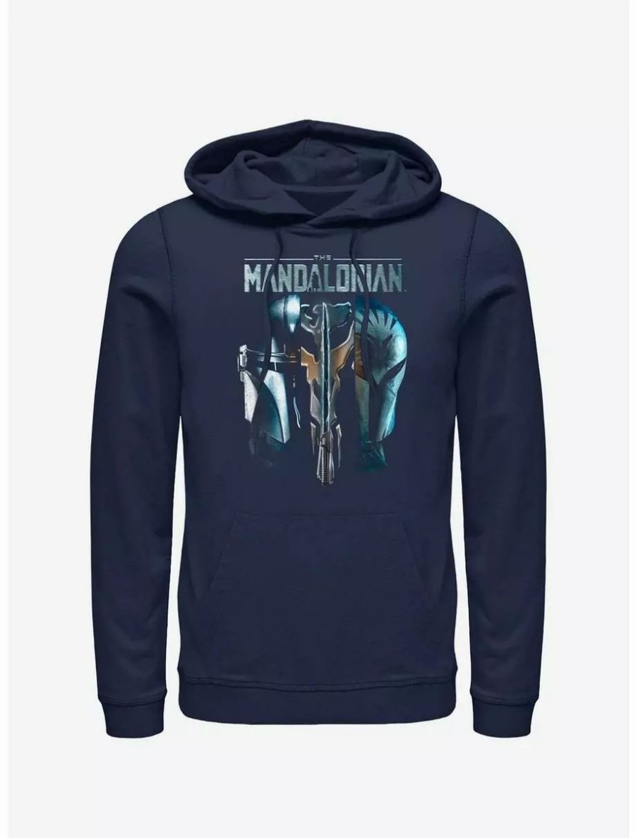 Hoodies * | Star Wars The Mandalorian Din Djarin & Bo-Katan Mythosaur Hoodie Boxlunch Web Exclusive