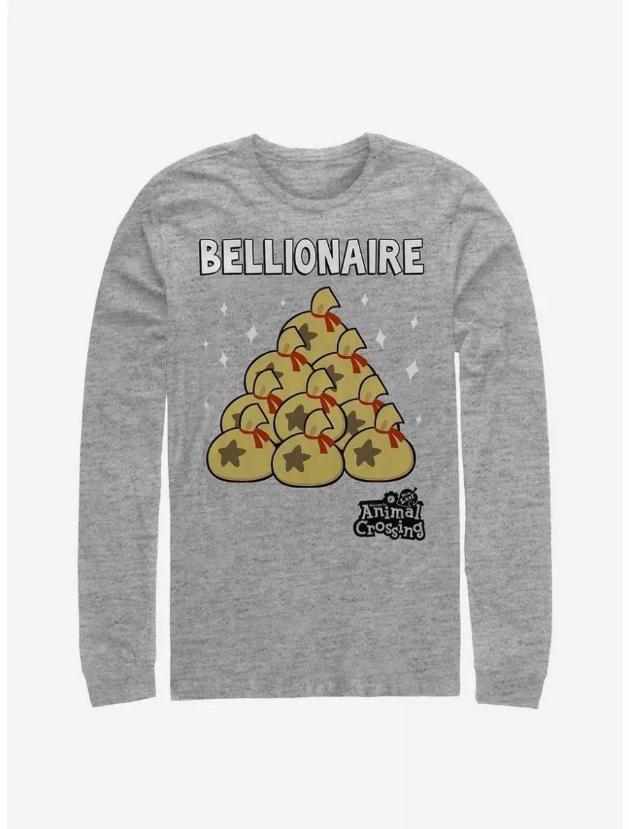 Long Sleeves * | Boxlunch Animal Crossing Bellionaire Long-Sleeve T-Shirt